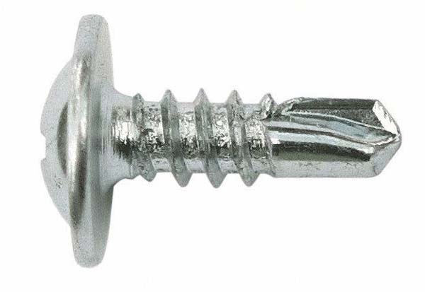 JCP 4.2 x 13mm Wafer Head Self Drilling Screws - Zinc Plated
